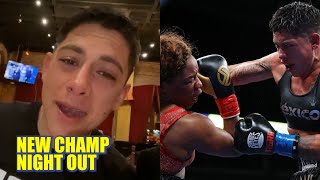 Alejandra Jimenez Celebrating After Her World Le Win Over Franchon Crews Dezurn