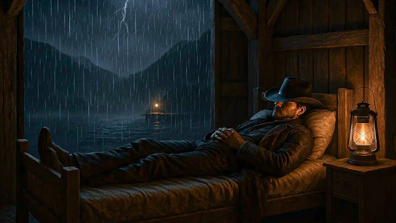 Arthur Peacefully Sleeping in His Barn Bed During a Cozy Thunderstorm ...