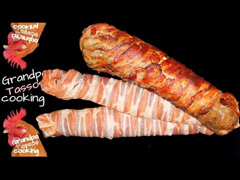 Schweinefilet im Speckmantel✅🍖Χοιρινό φιλέτο 🍖Bacon-Wrapped Pork Tenderloin