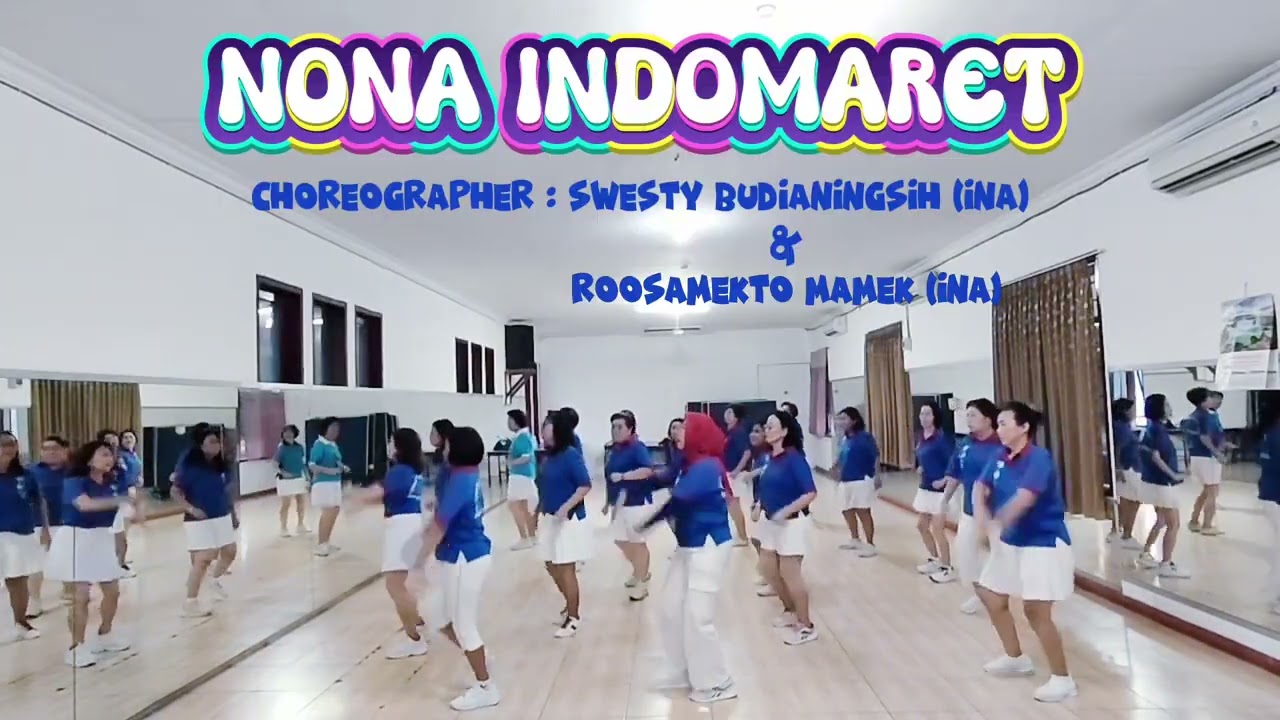 💝 NONA INDOMARET 💝 || LINE DANCE || DEMO BY Mrs.DESIANA & LINE DANCE BAHARI 💝💃💝💃💝💃