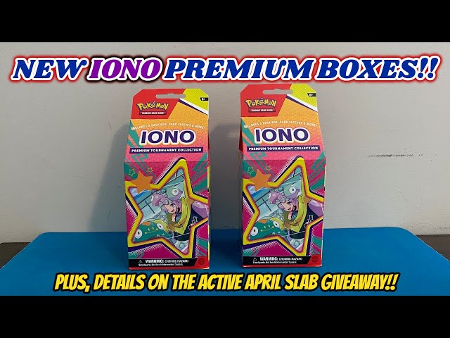 iono box booster packs Pokemon Iono Premium Tournament Collection main image 1