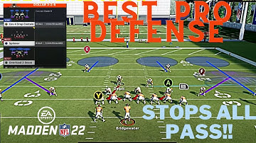 *NEW META* MADDEN 22 BEST DEFENSE SCHEME STOPS ALL PASS & RUN & MORE | FREE EBOOK | ELITE BREAKDOWN