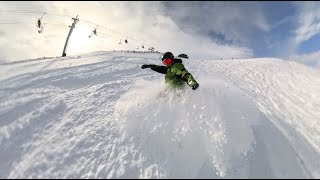April Powder Day Top To Bottom First Tracks | Pallavicini Ski Lift