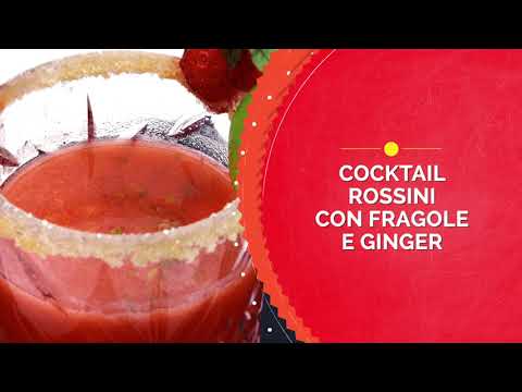 Cocktail Rossini con Fragole e Ginger
