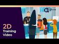 2D Animated Customer Service Training Video - Australia - The Animation Company