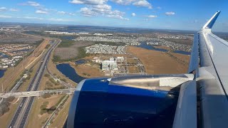 Stunning 4K Landing in Orlando (MCO) | Delta Airbus A321-200 | Seat 16F Engine View | LGA → MCO