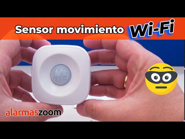 🔻 Sensor movimiento WiFi 🔻Detector de movimiento infrarrojo interior  inalámbrico sin central alarma 
