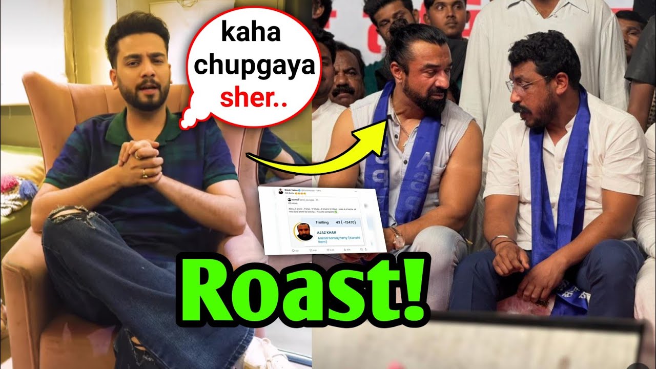 Elvish yadav ne buri tarah se roast kiye hai Azaz khan ko😅 - YouTube