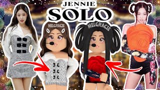 🎠Jennie “Solo” Outfit codes & links in Roblox kpop visionary || Mel Gracie