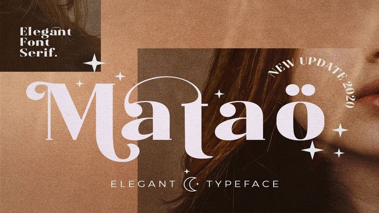 Mataö   Elegance Font Serif Font Free Download