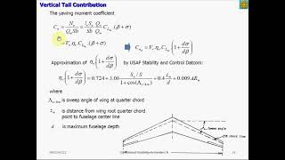 5. Directional Static Stability & Control: Flight Dynamics and Control Lecture