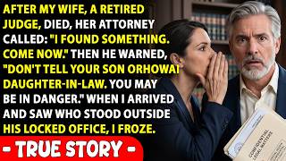 My Late Judge Wife's Attorney Whispered, Don't Tell Your Son or Daughter-in-Law—Then I Froze...