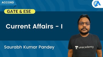 Current Affairs - I | Saurabh Kumar Pandey