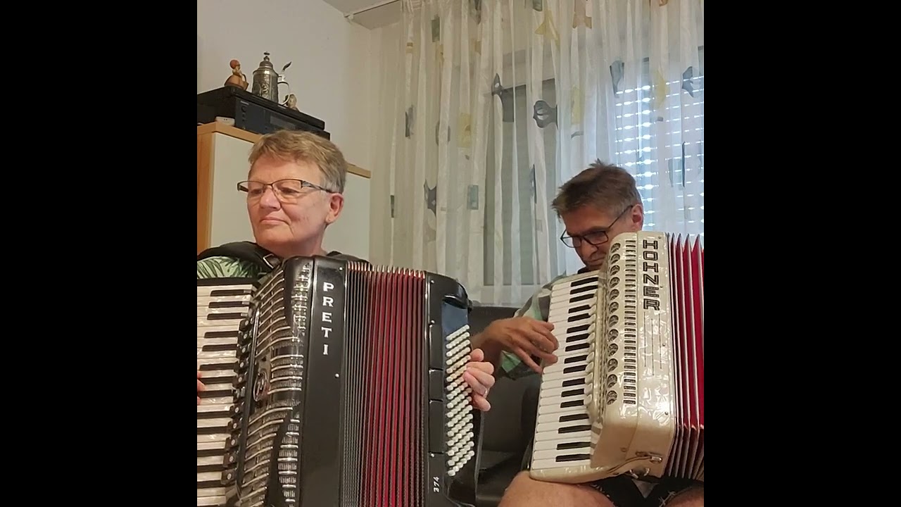 Du schwarzer Zigeuner (Tango) Akkordeon - YouTube