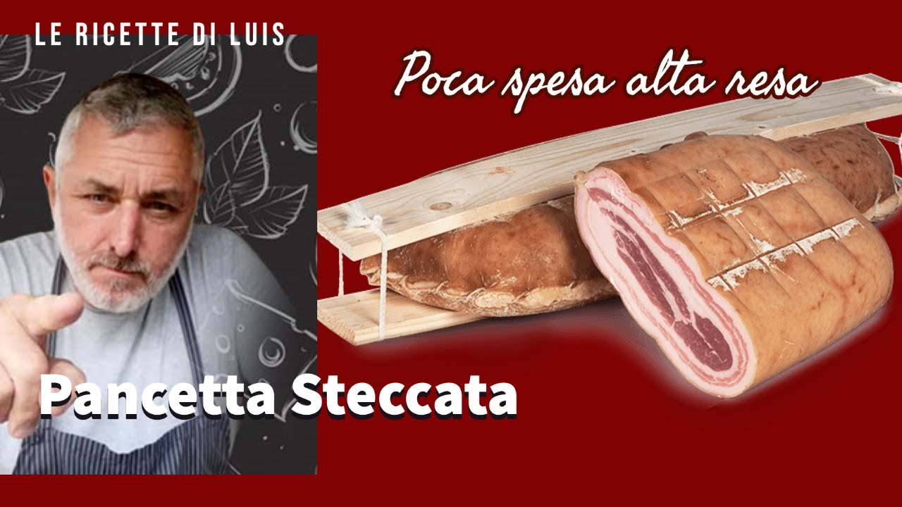 Pancetta Steccata fatta in casa da un Norcino YouTube
