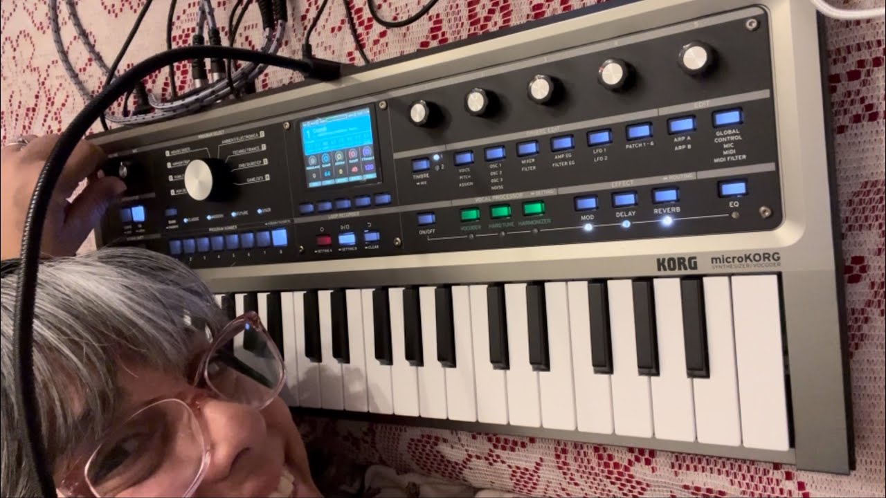 Korg MicroKORG 2 LOOPER FUN/ Using Presets & One or 2 I modified