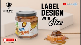 label design with size in coreldraw screenshot 2