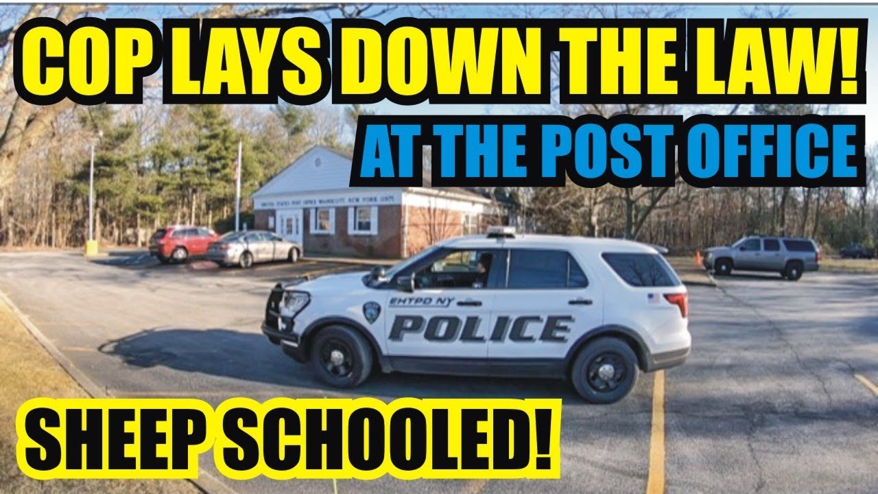 First Amendment AUDIT 8 COP LAYS DOWN THE LAW! USPS Sheep Schooled