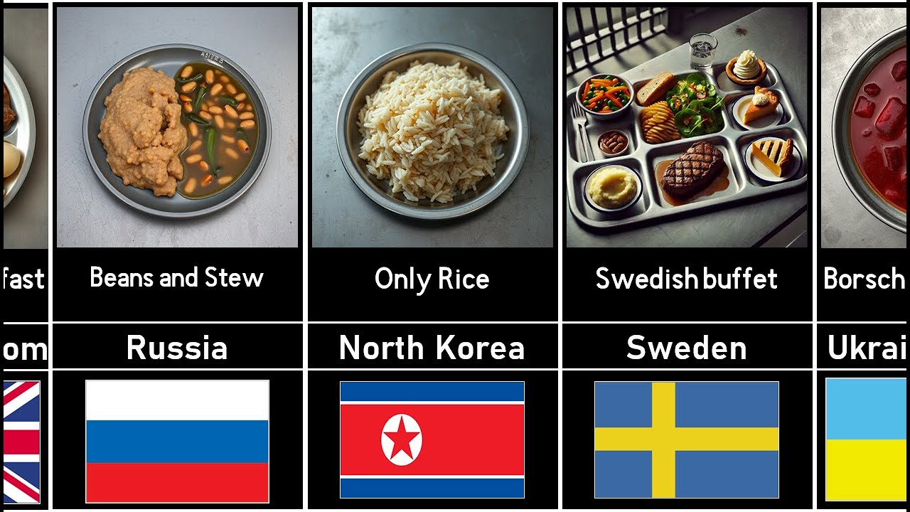 195 Countries: What Prisoners Eat