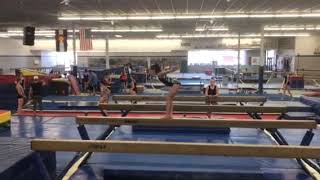 Beam Switch Leap Back Tuck