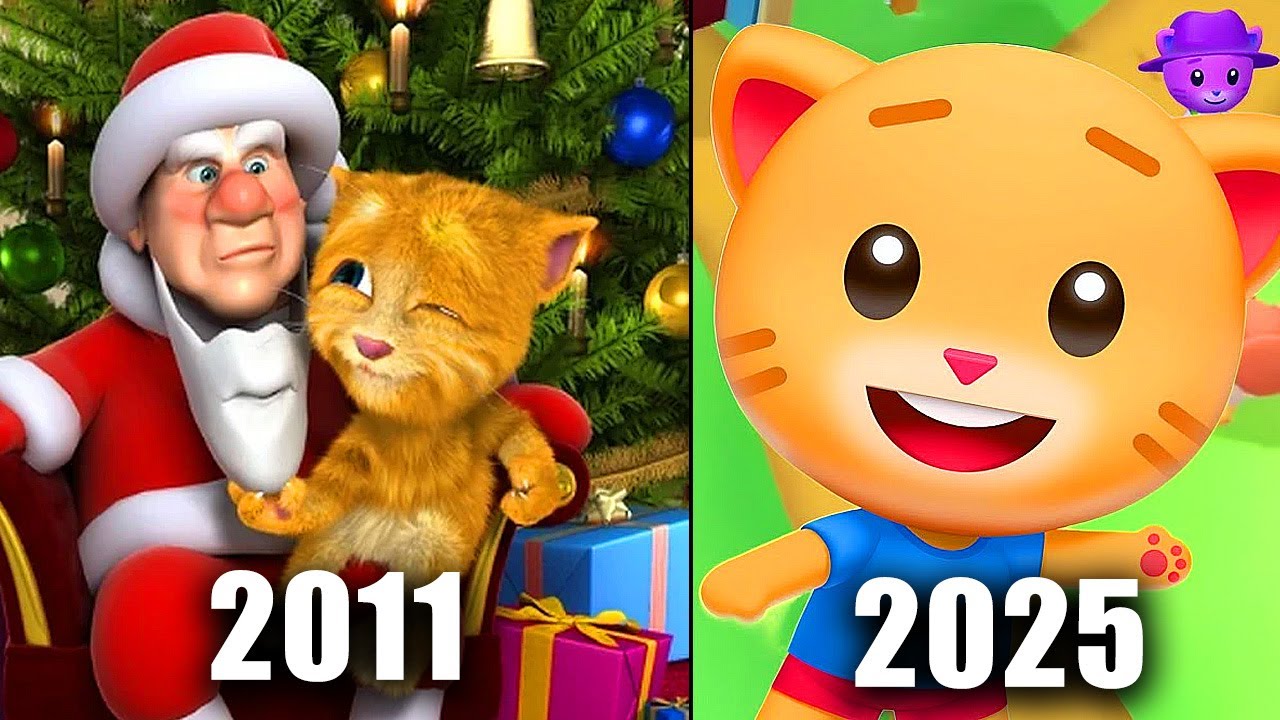 Игры Talking Ginger 2011-2025: Говорящий Санта встречает Ginger (2011) — игровая площадка Talking...