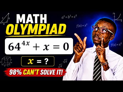 98% Can’t Solve This Math Olympiad Equation! | Can You Find x?