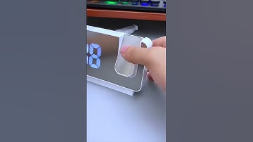 Get a projection alarm clock for your desk! #projection #alarmclock