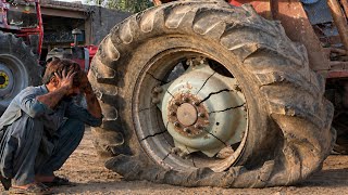  Tractor Rim Plate Broken from All Sides! | Full Repair Process