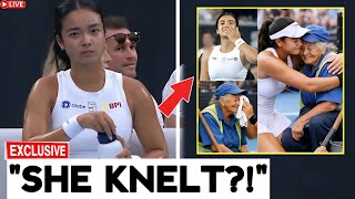 SHE DID WHAT?! Alex Eala KNEELS Before Cleaner After Historic Win—Stadium in TEARS!