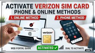 📱 Activating Your Verizon SIM Card: Phone & Online Methods