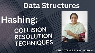 Hashing in Data Structures, Collision Resolution Techniques, Hashing, Data Structures