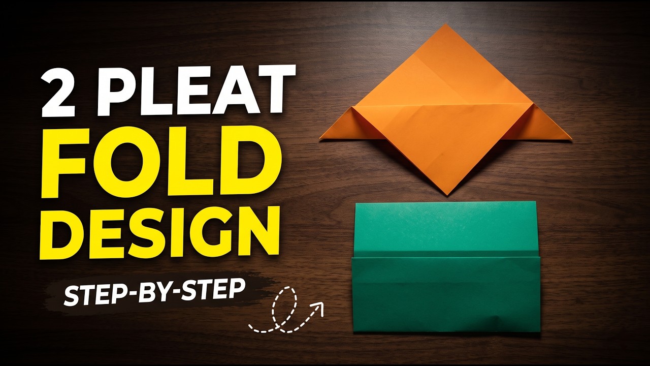 Origami Tutorials Printable Origami Basics: The Perfect Pleat Fold Tutorial | Easy Origami Basics ...