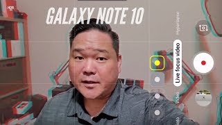 Samsung Galaxy Note 10 Plus & Note 10 Camera // Live Focus Effects screenshot 5