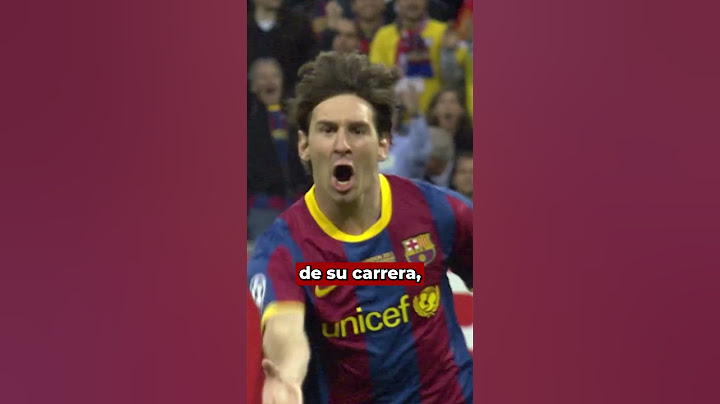 El gol que Messi NUNCA hará en su vida
