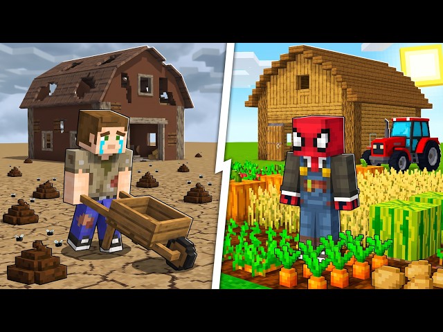 ZENGİN VS FAKİR: Çiftçilik Kapışması (Minecraft)