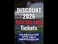 Discount 2026 Real Salt Lake Tickets #mls #soccerfans  #capitalcitytickets