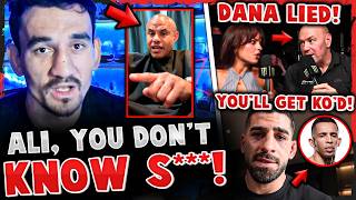 Details Max Holloway FIRES BACK at Ali Abdelaziz! Dana White CALLED OUT for MISINFORMATION! Topuria & Prates News