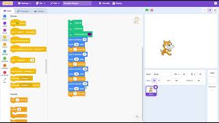 Tutorial drawing Square in Scratch
