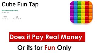 Cube Fun Tap Withdraw & Review | Is Cube Fun Tap game app legit or Scam screenshot 1