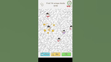 Tricky Mean   Brain puzzle   Level 9 Find 14 unique ducks #gameplay #walkthrough