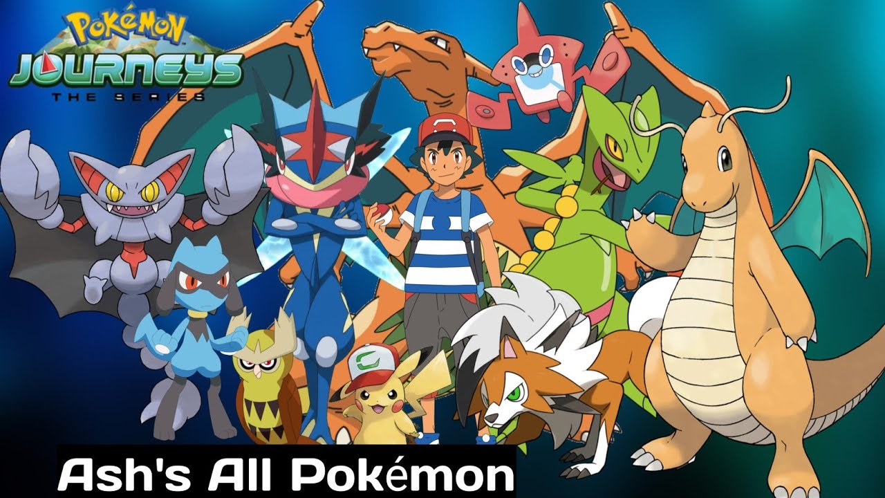 Pokemon todos os pokemons do ash 1