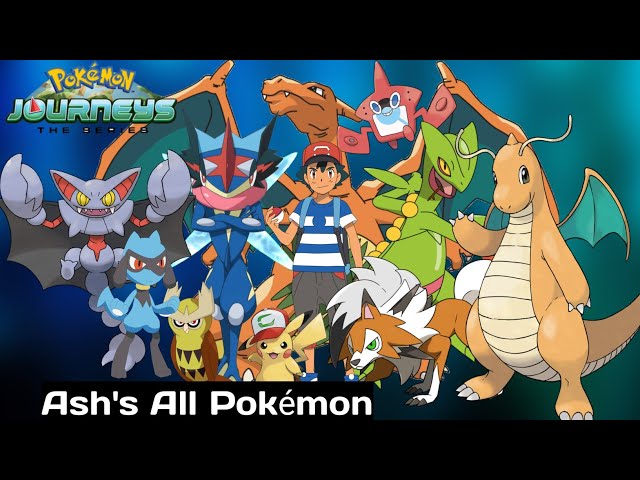 The Evolution of Ash Ketchum's Teams Through Eight Generations of