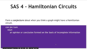 SAS 4   Hamiltonian Circuits