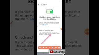 Whatsapp Chat Lock unlock kaise kare || how to unlock whatsapp chat lock #shorts   #trending #tech