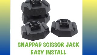 Installing The Snappad Snapjack Scissor Jack Pads.