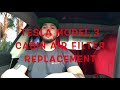 TESLA MODEL 3 CABIN AIR FILTER REPLACEMENT DIY