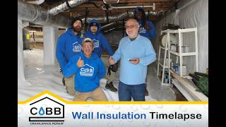 Crawlspace Encapsulation Upgrade (Timelapse) | Foundation Wall Insulation