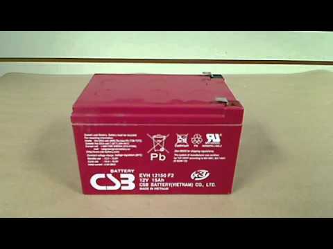 12V 15Ah - Extended Run - High Cycle - CSB Battery - EVH12150 | batteryspecialist.ca