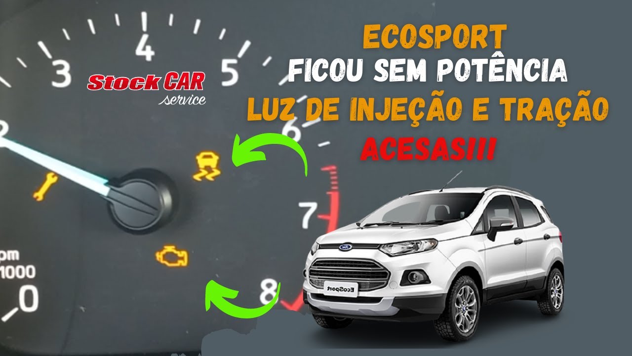 Ecosport sem potência e luzes da injeção e do controle de tração acesas. Falha no sensor MAP.