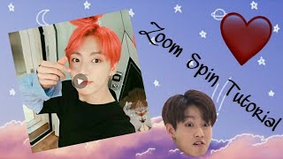 Tutorial Zoom SpinEmang Bisa๐ค||TUTORIAL ZOOM SPIN||Vira Lucyana